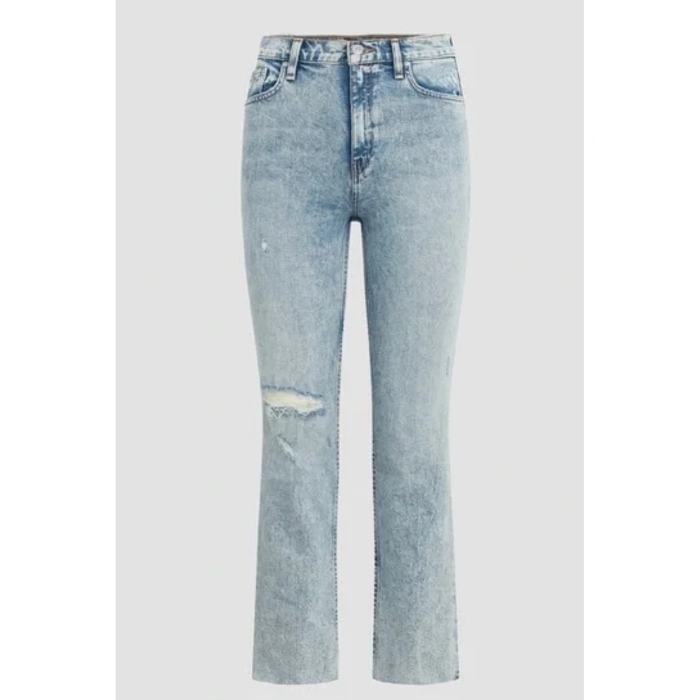Hudson Remi Straight Cropped Women's Distressed‎ Baggy Jeans Size 32